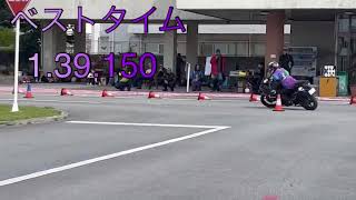 沖縄ジムカーナ4月大会(B) ウネちゃん×Ninja400 2023/4/9