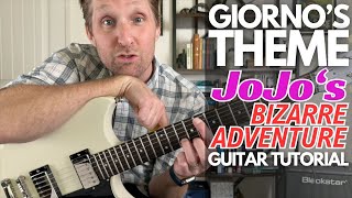 Giorno's Theme from JoJo's Bizarre Adventure Guitar Tutorial - Guitar Lessons with Stuart!