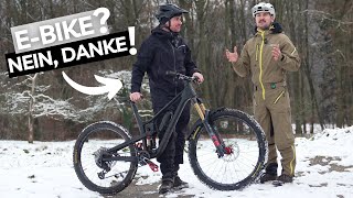 Normales Bike, Respekt! Warum fährst DU kein E-MOUNTAINBIKE?