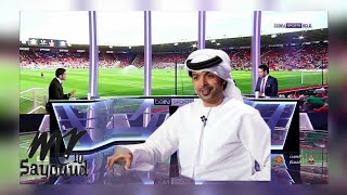 فارس عوض اول تعليق مع الجزيرة الرياضية  bein sports