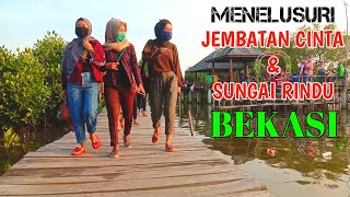 MENELUSURI JEMBATAN CINTA, HUTAN MANGROVE, DAN SUNGAI RINDU KAB. BEKASI ( KEINDAHAN TERSEMBUNYI )