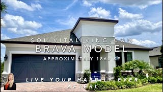 Brava Floorplan- Solivita Living - New Construction - Approximately 1821 Sq Ft