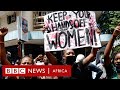 Kenya's femicide protestors teargassed by police - BBC Africa