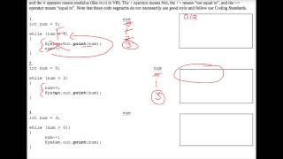 Java While Loop Worksheet #4