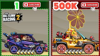 THANKS FOR 500 000 SUBSCRIBERS 😍😍 HILL CLIMB RACING 2 MAX GP