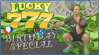 BIRTHDAY Workout | Deathly EMOM | Follow Along Single Kettlebell Workout with Mike