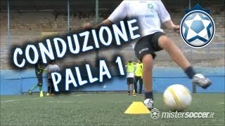 Allenamenti scuola calcio - Esordienti - 04 - Conduzione della palla 1