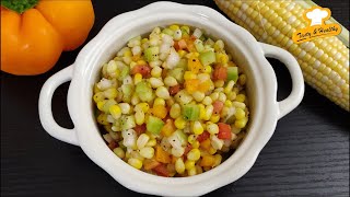 AMERICAN CORN SALAD | Tasty and Healthy American Corn Salad | Best Corn Salad