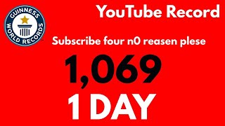 (WORLD RECORD) - Growing My YouTube Channel From 0 to 1000 Subscribes in 1 DAY @TheTekkitRealm