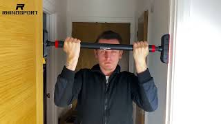 Pull Up Bar Review (Best Doorway Pull Up Bar) RHINOSPORT Pull Up Bar P5