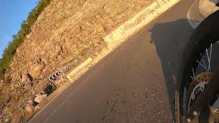 SH20 Road in Albania - hairpins part