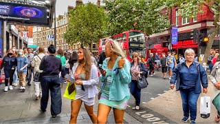 Midweek West end Walk 2021 - Leicester Square to Embankment [4k HDR ]