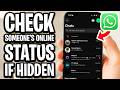 How To Check Someone's Online Status On WhatsApp If Hidden - Full Guide