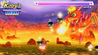 Kirby Return To Dreamland Deluxe - Boss Fight Landia Stage 4 Dangerous Dinner & Magolor Betrayed?!
