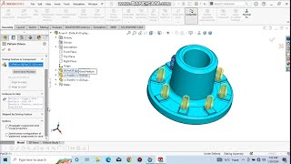 Pattern Drive Component pattern in solidworks assembly