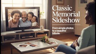 Classic Funeral Tribute Slideshow | Memorial Photo Video Example (Living Tribute)