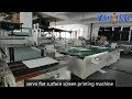 #Taoxing Automatic feeding and discharging Auto #PLC #Servo Screen printing machine for glass panel