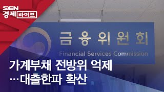 가계부채 전방위 억제…대출한파 확산