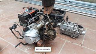 TECH - Gearbox strong car 500 kg and 100cc engine