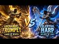 Archangel Trumpet vs Celestial Harp Epic Heavenly EDM Battle | Future Rave & Drum and Bass Symphony