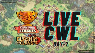 LIVE CLAN WAR LIGA (CWL) HARI TERAKHIR +  KEJAR HAMMER JAM | CLASH OF CLANS