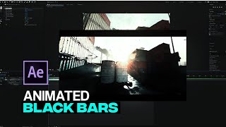 Smooth Black Bars with Animation - After Effects Tutorial