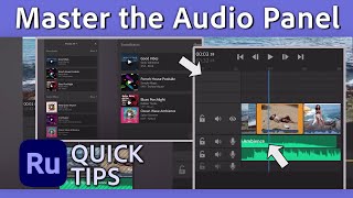How to Use the Audio Panel in Premiere Rush | Quick Tips with Jessica Neistadt