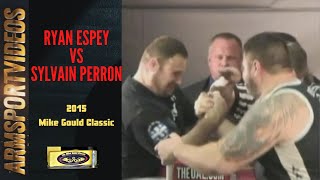 Sylvain Perron vs Ryan Espey - 2015 Mike Gould Classic Armwrestling