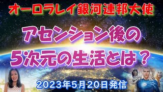 アセンション後の５次元の生活とは？！(2023.5.20)～オーロラレイ銀河連邦大使～