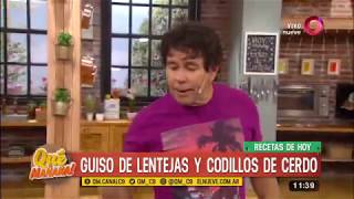 Receta de hoy: guiso de lentejas y codillos de cerdo al horno