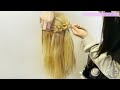 ゴージャススタイル♡ 意外と簡単♡ ねじりがたくさんのハーフアップのやり方 ヘアアレンジ動画