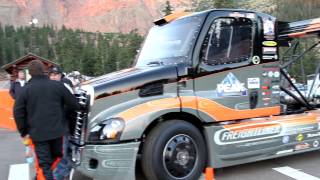 Pikes Peak 2012 Race Semi Gymkhana Drift Truck Size Matters