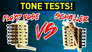 Floyd Rose Special vs Schaller Lockmeister | Tone difference!? | Tone Tests