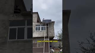Solar Panels Ladder Elevator for Roof Project #solarinstaller #ladderhoist #liftingsolution