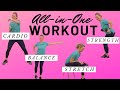 50 min Walking Workout for Seniors & Beginners with Cardio, Strength, Balance & Stretching