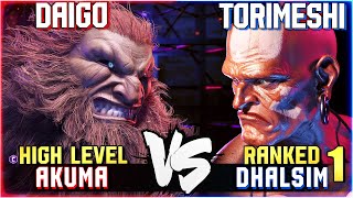 Daigo (Akuma) vs Torimeshi (#1 Ranked Dhalsim)