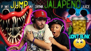 (IF YOU JUMP, YOU DRINK JALAPENO JUICE) - ALL JUMPSCARES from Poppy Playtime Chapter 2 EVER!?
