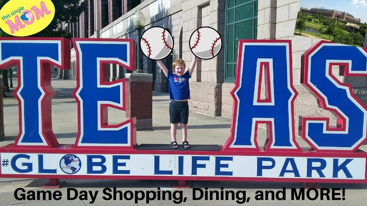 Globe Life Park On Texas Rangers Game Day Gift Shop Tour Dining