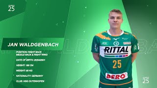 Jan Waldgenbach Right Back, Middle Back & Right Wing HSG Dutenhofen Highlights Handball CV 2020/21