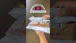 Meesho Anti tarnish jewellery |necklace #meeshofinds #unboxing #shorts