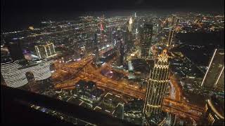 পৃথিৱীৰ উচ্চ বিল্ডিংৰ 124 মহলাৰ পৰা, TOP OF THE BURJ KHALIFA, DUBAI