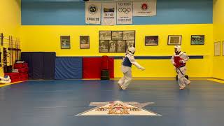 WTF Taekwondo Free Sparring 01 #martialarts #taekwondo #taekwondo #taekwondosparring