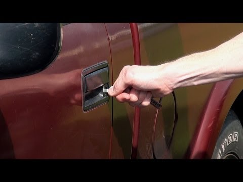 What household items can you use to pick a car lock?