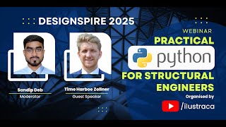Practical Python for Structural Engineers | Timo Harboe Zollner | DESIGNSPIRE 2025 | ilustraca