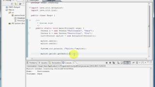 java eclipse list arraylist.avi
