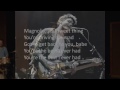 john mayer magnolia lyrics