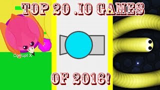 Top 20 Best .io Games of 2016!