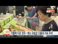 가뭄에 이은 장마…채소ㆍ과일값 오름세 지속 우려 연합뉴스tv yonhapnewstv