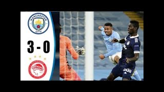 Manchester City vs Olympiakos 3-0 | Highlight & All Goal Champion League 2020