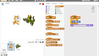Learning Scratch: Lesson 4 - Coordinate the actions of sprites